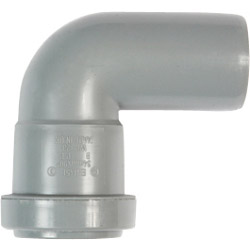 Polypipe Swivel Bend 91 1/4 Degrees - 40mm Grey - STX-477584 