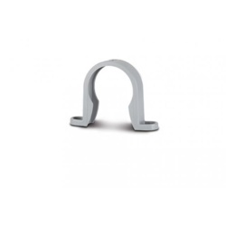 Polypipe Pipe Clip - 40mm Grey - STX-478972 