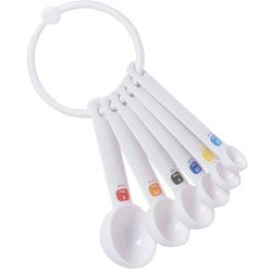 Tala Measuring Spoons, Plastic (Set of 6) - STX-480137 
