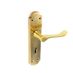 Securit Victorian Regency Lock Handles (Pair) - 200mm - STX-483014 