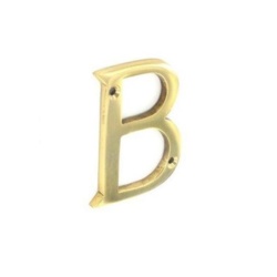 Securit Brass Letter B - 75mm - STX-484562 