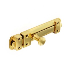 Securit Brass Door Bolt Heavy - 100mm - STX-484591 