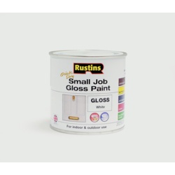 Rustins Quick Dry Small Job Gloss 250ml - White - STX-486646 