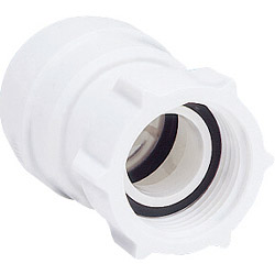 JG Speedfit Female Coupler Tap Connector - White - 15mm x 1/2 BSP 2 Pack - STX-487739 
