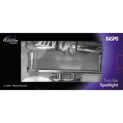 Powermaster Basic Twin Spot Bar - Brushed - STX-488975 