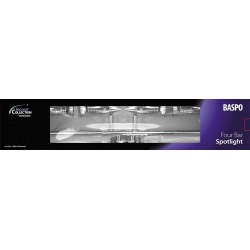 Powermaster Basic 4 Spot Bar - Brushed - STX-489155 
