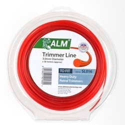 ALM Trimmer Line - Red - 3mm x 55m approx - STX-492186 