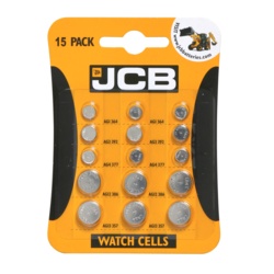JCB Watch Batteries - Pack 15 - STX-493988 
