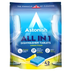Astonish All In 1 Dishwasher Tablets - 42 Tabs - STX-495454 
