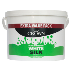 Crown Silk Emulsion 7.5L - Pure Brilliant White - STX-501757 