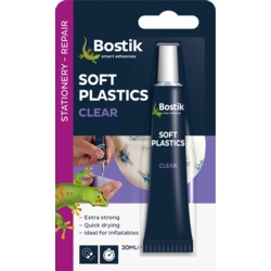 Bostik Soft Plastics Clear Adhesive - 20ml Blister - STX-502623 