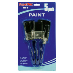 SupaDec Paint Brush Set - 12mm, 25mm, 38mm, 50mm, 63mm - STX-504549 