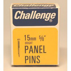 Challenge Panel Pins - Bright Steel (Box Pack) - 15mm - STX-507977 