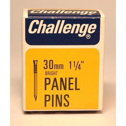 Challenge Panel Pins - Bright Steel (Box Pack) - 30mm - STX-507983 