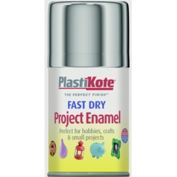PlastiKote Fast Dry Enamel Aerosol Paint - Chrome - 100ml - STX-509778 