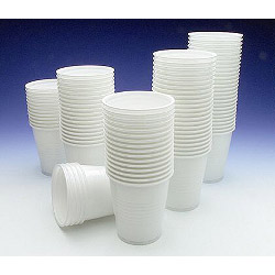 Caroline Plastic Cups - 7oz (200ml) - 100 - STX-512836 