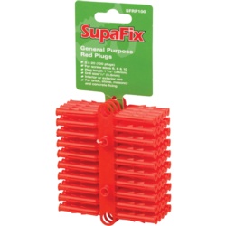 SupaFix General Purpose Plugs - Red Pack 100 - STX-517674 - SOLD-OUT!! 