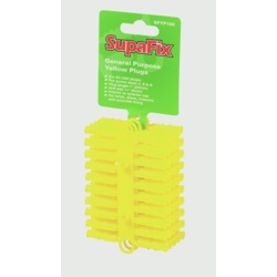 SupaFix General Purpose Plugs - Yellow Pack 100 - STX-517747 