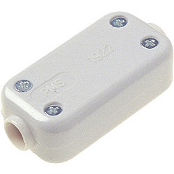 Dencon 5A, 2 Terminal Fixed Connector, White - Pre-Packed - STX-524130 