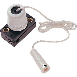 Dencon Pull with Cord,White, Centre Pull - Pre-Packed - STX-524459 