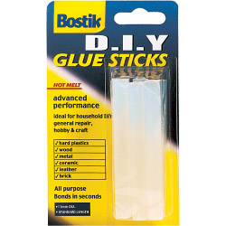 Bostik DIY Hot Melt Glue Gun Sticks - (6 x 100mm) - STX-532819 