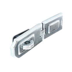 Securit Flexible Hinged Hasp & Staple Zinc Plated - 150mm - STX-536491 
