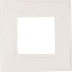 Dencon White Finger Plates for Flush Wall Switches - Pre-Packed (2) - STX-536529 