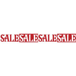 Hi-Glo Sale Slips (Pack of 5) - 39" x 5" - STX-537106 