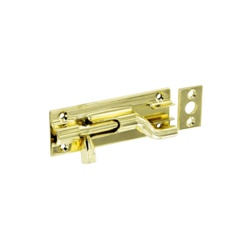 Securit Brass Necked Bolt 1" Wide - 75mm - STX-537380 