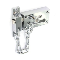 Securit Door Chain & Bolt - CP 80mm - STX-537952 