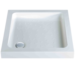 SP High Wall ABS Cap Stone Resin Shower Trays - 800 x 800 x 80mm - STX-551931 