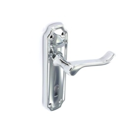 Securit Kempton chrome lock handles - 170mm - STX-571336 
