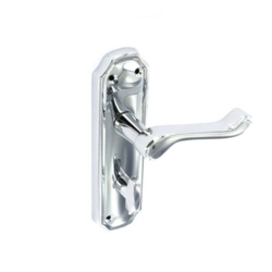 Securit Kempton Chrome Bathroom Handles (Pair) - 170mm - STX-571415 