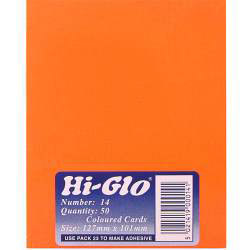 Hi-Glo Cards (Pack of 50) - 5