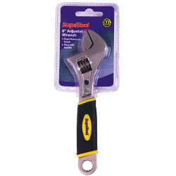 SupaTool Adjustable Wrench with Power Grip - 6"/150mm - STX-589711 