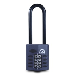 Squire Recodeable Heavy Duty Combination Padlock - Long Shackle - 40mm - STX-590392 