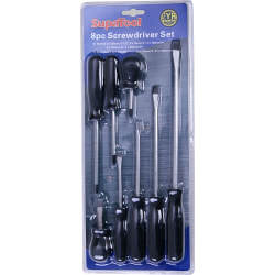 SupaTool Screwdriver Set - 8 Piece - STX-592424 