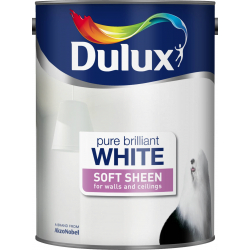 Dulux Soft Sheen 5L - Pure Brilliant White - STX-592628 