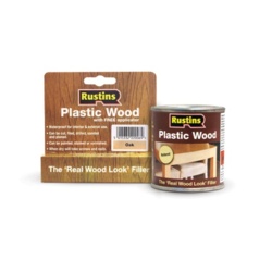 Rustins Plastic Wood 30g - Teak - STX-596640 