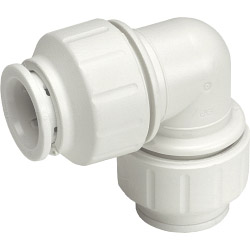 JG Speedfit Equal Elbow Connector - 10mm - Pack 10 - White - STX-606465 