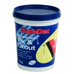 SupaDec Waterproof Fix & Grout - 1kg - STX-614594 