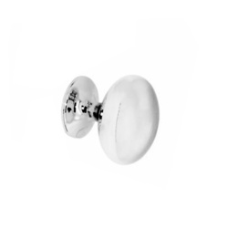 Securit Oval Knobs (2) - CP 35mm - STX-616661 