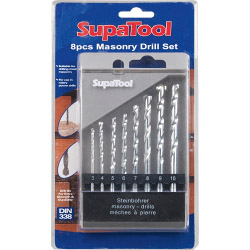 SupaTool Masonry Drill Bits - 8 Piece - STX-638077 