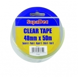 SupaDec Clear Tape - 48mm x 50m - STX-664523 