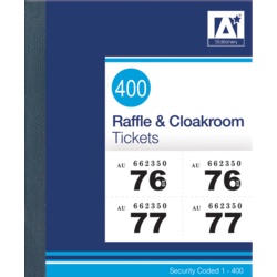 Anker Raffle & Cloakroom Tickets - Numbered 1 - 400 - STX-665970 