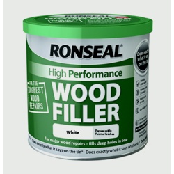 Ronseal High Performance Wood Filler 550g - White - STX-678055 