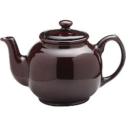 Price & Kensington Rockingham Brown Gloss Teapot - 500ml (2 Cup) - STX-678662 