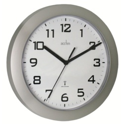 Acctim Peron Wall Clock Silver - Silver - STX-698198 