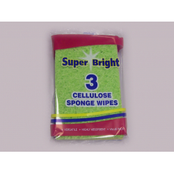 Superbright Cellulose Sponge Wipes - Pack 3 - STX-712946 