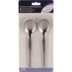 Cook & Eat Everyday Plain Soup Spoon - Pack of 4 - STX-722121 